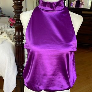 NWT Express blouse size S in gorgeous jewel tone.